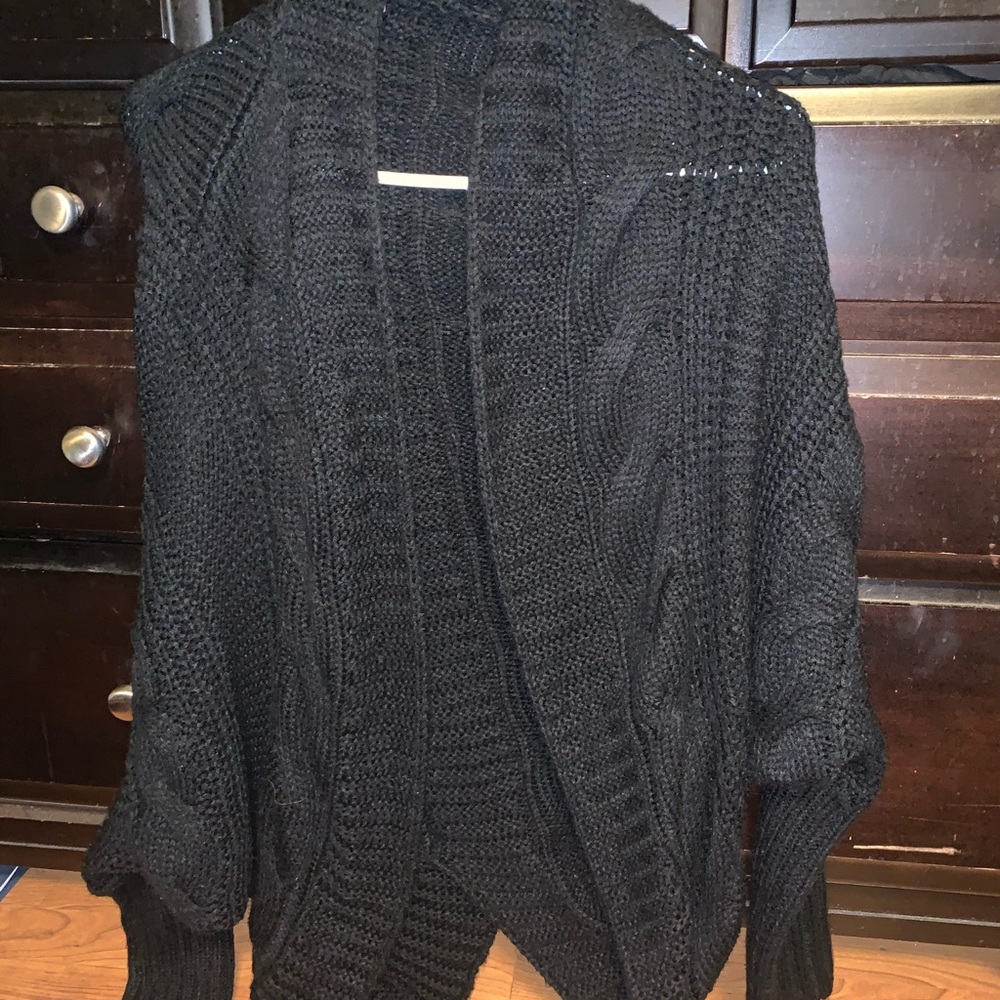 Black sweater.   Barely worn.